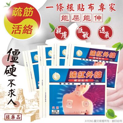 【南美藥廠】遠紅外線精油貼布