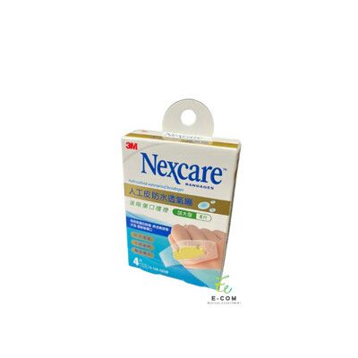 3M Nexcare 人工皮防水透氣繃 3.1cmX6.3cm 4片包