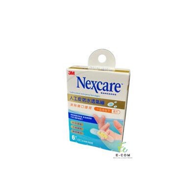 3M Nexcare 人工皮防水透氣繃 2.5 x 6.9公分 6片包