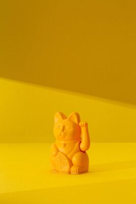 DONKEY LUCKY CAT 招財貓_mini_深黃