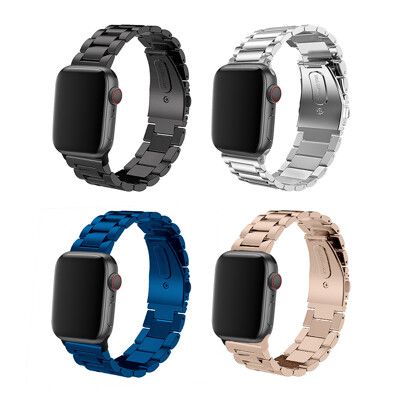 Apple watch 38/40/41/42/44mm 不鏽鋼金屬替換錶帶(贈錶帶調整器)