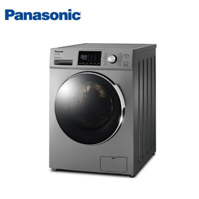 【免卡分期】Panasonic國際牌 12KG 洗脫變頻滾筒洗衣機 NA-V120HW 晶漾銀