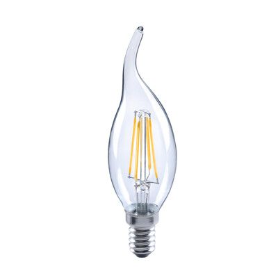 【Luxtek】 LED燈泡 蠟燭拉尾燈泡 全電壓 4.5W E14 黃光/白光 (CL35)