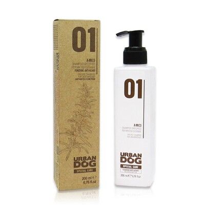 URBANDOG 城市系列 01抗黴菌除蟎特效沐浴乳 200ml 抗屑 抗油脂 除螨