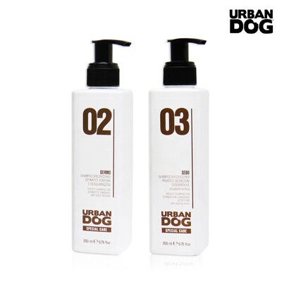 URBANDOG 城市系列 02抗屑除皮炎/03抗油脂分泌特效沐浴乳 200ml 抗屑 抗油脂 除螨