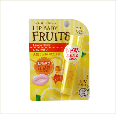 ☆潼漾小舖☆ ROHTO 曼秀雷敦 Lip Baby FRUITS 果香潤澤護唇膏 (檸檬)