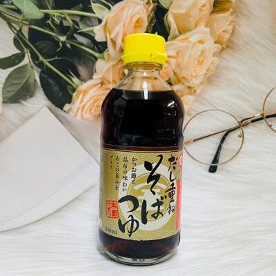 ☆潼漾小舖☆ 日本 Marukin 丸金 蕎麥麵露 沾麵露 340ml 鰹魚節和昆布的鮮味