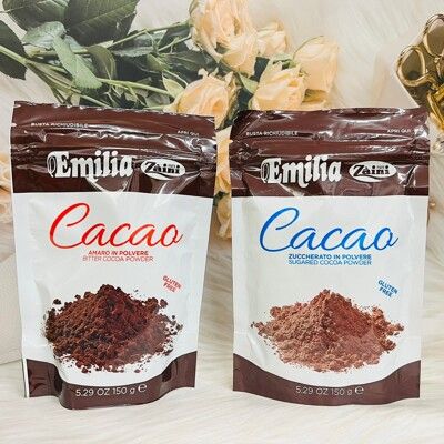 ☆潼漾小舖☆ 義大利 ZAINI 采霓 Emilia  Cocoa 無糖可可粉/含糖可可粉 150g