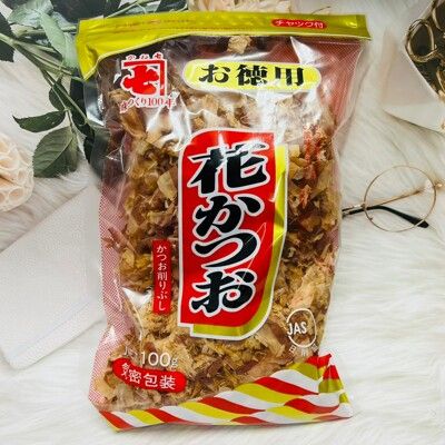 ☆潼漾小舖☆ 日本 金七 德用 花かつお 花柴魚削 100g 大阪燒柴魚 章魚燒柴魚