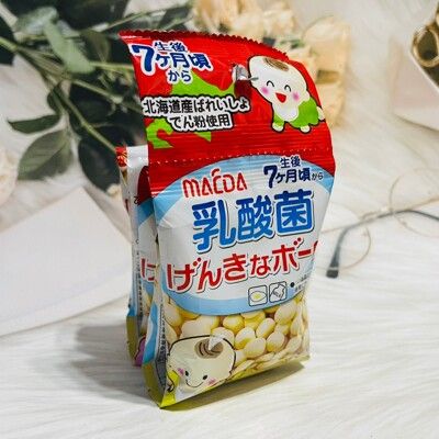 ☆潼漾小舖☆ 日本 MACDA 前田 五連餅乾 五連乳酸菌蛋酥 60g 寶寶蛋酥 乳酸菌