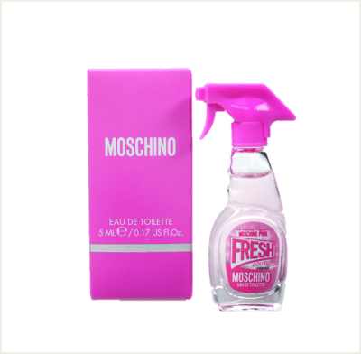 ☆潼漾小舖☆  MOSCHINO 小粉紅清新女 小香水 5ml