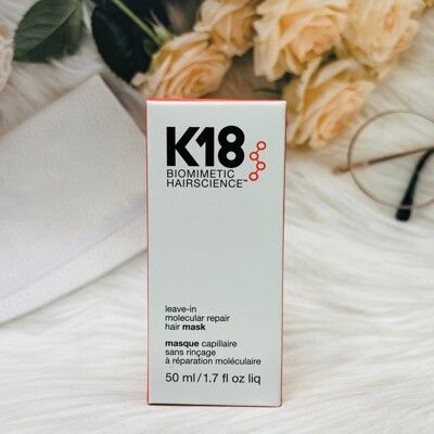 ☆潼漾小舖☆ K18 胜肽髮膜 免沖洗 50ml 護髮黑科技