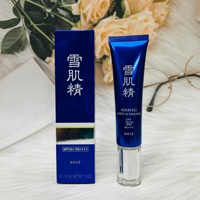 ☆潼漾小舖☆  日本 KOSE 高絲 雪肌精光感澄皙SPF50 UV柔膚乳31ml