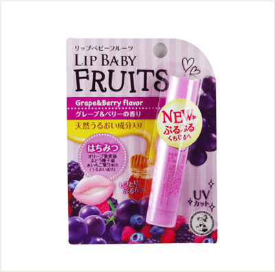 ☆潼漾小舖☆ ROHTO 曼秀雷敦 Lip Baby FRUITS 果香潤澤護唇膏 (葡萄莓果)