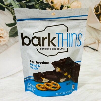 ☆潼漾小舖☆ 美國 barkTHINS 蝴蝶餅巧克力 133g 蝴蝶餅乾 可可蝴蝶餅