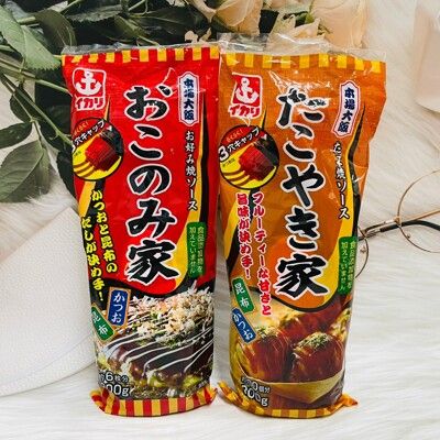 ☆潼漾小舖☆ 日本 IKARI 伊卡利 本場大阪 大阪燒醬/章魚燒醬 300g 添加昆布 鰹魚風味