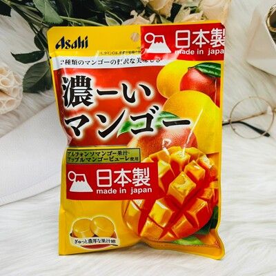 ☆潼漾小舖☆日本 Asahi 朝日 濃厚芒果風味糖 88g 兩種類芒果 贅沢美味
