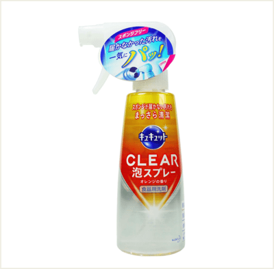 ☆潼漾小舖☆ 日本 KAO 花王 CLEAR 強力泡沫洗碗劑 (柑橘香) 300ml