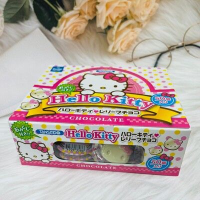 ☆潼漾小舖☆ 日本 丹生堂 Hello Kitty 造型可可風味糖 300g 50個入 KT