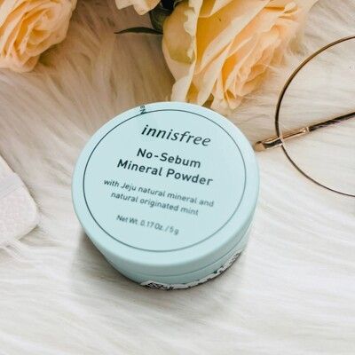 ☆潼漾小舖☆ 韓國 INNISFREE 無油光天然薄荷控油蜜粉 5g