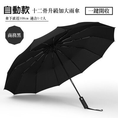 加大傘面全自動晴雨兩用折疊傘