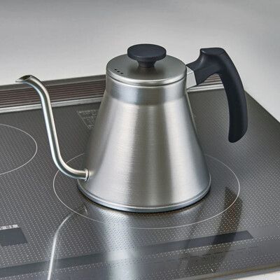 【HARIO V60菲特系列】白金不鏽鋼菲特細口壺800ml [VKF-120-HSV]