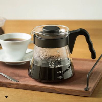 【HARIO V60好握系列】03黑色咖啡分享壺1000ml [VCS-03B]