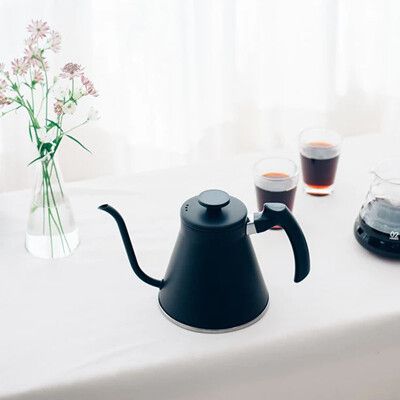 【HARIO V60菲特系列】霧黑不鏽鋼菲特細口壺800ml [VKF-120-MB]