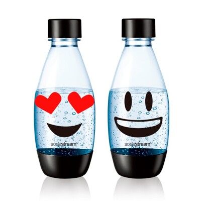 【500ml 2入組】Sodastream Emoji圖案 水瓶 500ml 2入 防漏水 氣泡水