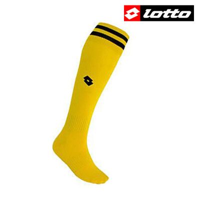 LOTTO 義大利樂得 專業足球襪 台灣製 成人(25-27CM) LTSC4014黃