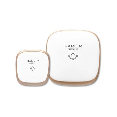 HANLIN-SOS111 按鈕自發電聲光警示門鈴