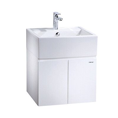 【凱撒衛浴caesar】50公分一體瓷盆浴櫃組含龍頭 LF5236AP/B570C