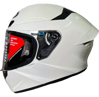 【JAP騎士精品】KYT TT-COURS TTC 白 素色 金屬排齒扣 TTC 安全帽
