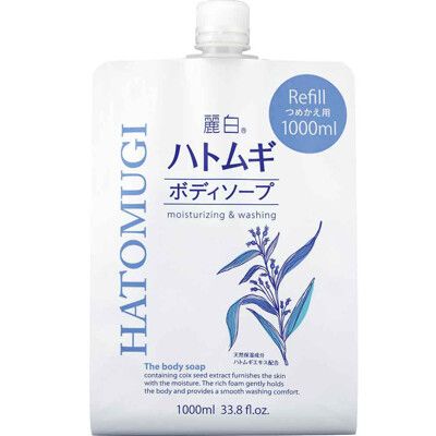 日本麗白薏仁保沐浴乳補充包1000ML