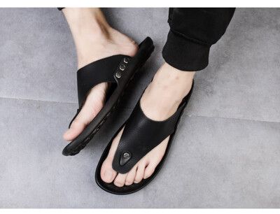 FB4223 韓版夏季新款時尚休閒男士人字拖涼鞋