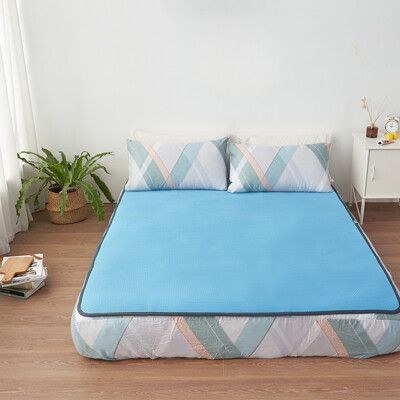 台灣製 6D環繞氣對流透氣涼蓆 (雙人150x186cm)床墊/和室墊/露營可用