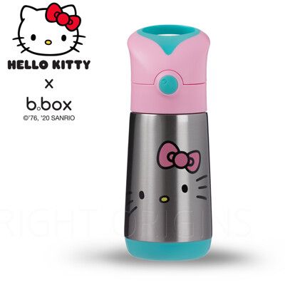b.box Kitty不鏽鋼吸管保冷杯350ml-Kitty