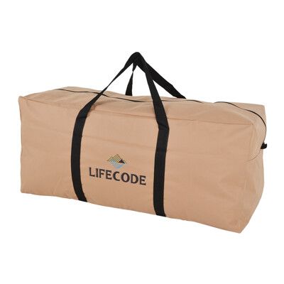【LIFECODE】野營裝備袋90x40x40cm(容量140L)-奶茶色
