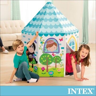 【INTEX】公主與王子遊戲帳篷104x104x130cm 適3-6歲 (44635)