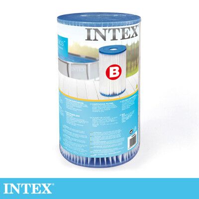 【INTEX】游泳池配件-簡易濾水器濾心桶(2入組)(29005)