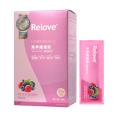 Relove 馬甲纖纖飲 莓果風味 24包/7克