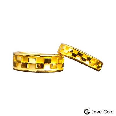 jove gold 漾金飾 簡單愛黃金成對戒指現貨+預購