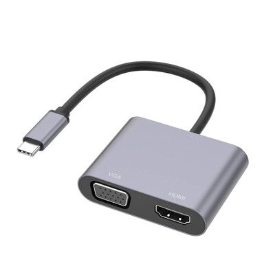 【BK.3C】2合1 Type-C 轉 VGA / HDMI 同屏器 鏡像輸出 手機轉電視