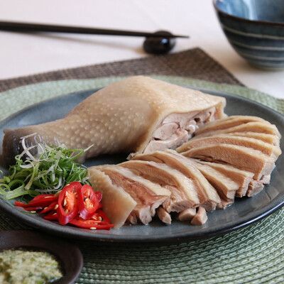 免運 扎實飽滿 蔥香油雞腿(2入)解凍即可食用 冷凍食品  美食 加熱即食 微波食品 電鍋加熱