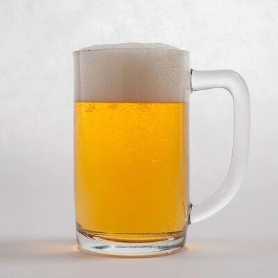 【泰國UNION】Bie有柄飲料杯 440ml 啤酒杯 酒杯 水杯 飲料杯 冰沙杯 馬克杯 玻璃杯