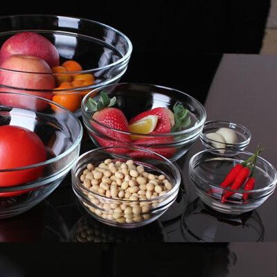【Luminarc】法國樂美雅 強化玻璃金剛碗 10cm 沙拉碗 備料碗 透明金剛碗 玻璃碗