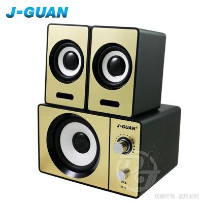 J-GUAN晶冠 2.1聲道三件式重低音音箱 JG-SR600