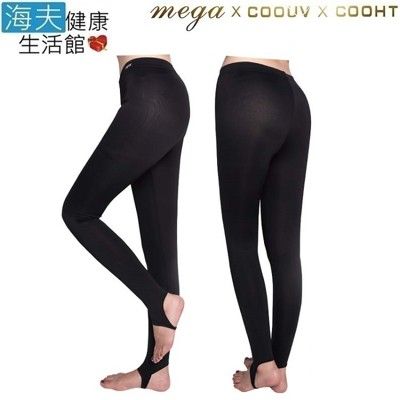 【海夫健康】MEGA COOUV 日本 女用 踩腳款 冰感 防曬 內搭褲 運動褲(UV-F602)