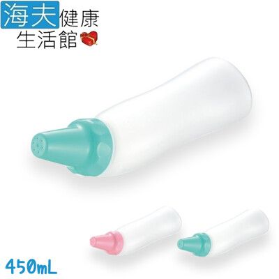 【海夫健康生活館】日本 簡易操作 標準型 清洗噴嘴瓶 450ml 綠色(HEFR-49)
