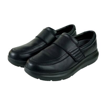 【海夫】USTINI 專利接地氣鞋 小羊鞋 接地氣X防水皮鞋 男女款黑色(UEW3003-BKB)